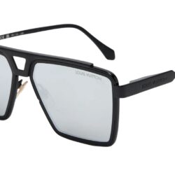 Louis Vuitton Evidence Metal Square Sunglasses Z1585U Mirror