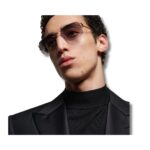 Cartier Monogram Rectangular Sunglasses - Image 2