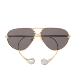 BOTTEGA VENETA Drop Aviator Sunglasses