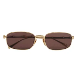 GUCCI Bamboo Rectangular Sunglasses