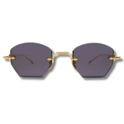 OATMAN Small Gold Frame with Dark Black Lenses