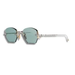 OATMAN Small – Gold Frame with Forest Gradient