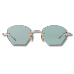 OATMAN Small – Gold Frame with Forest Gradient