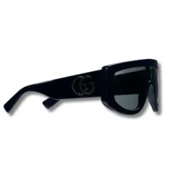 GUCCI Horsebit Aviator Sunglasses Black GG1950S