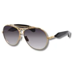 Jacques Marie Mage Aspen Gold Aviator Sunglasses