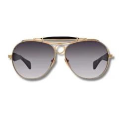 Jacques Marie Mage Aspen Gold Aviator Sunglasses