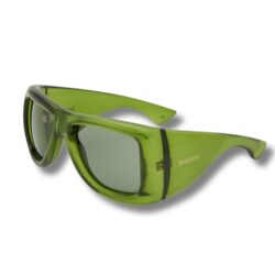 Saint Laurent SL 902 Howl Oversized Sunglasses Transparent Green