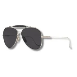Shop Jacques Marie Mage Peyote SUN Silver Fox sunglasses in titanium. Limited edition luxury eyewear with UV protection and iconic 60s design.