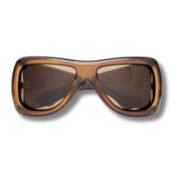 Saint Laurent SL 902 Howl Oversized Sunglasses Brown