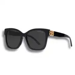 Balenciaga Dynasty Square Sunglasses – Black