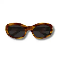 Balenciaga Eyewear Sunglasses – Tortoiseshell Gold