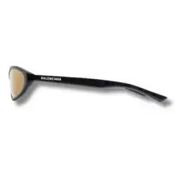 Balenciaga Neo Round Sunglasses – Black Pearled Recycled Acetate