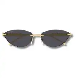 Cartier Cat-Eye Sunglasses – Gold Dark Blu