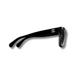 Chanel CC Logo Sunglasses – Black