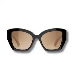 Chanel CH6058 Butterfly Sunglasses – Black Beige