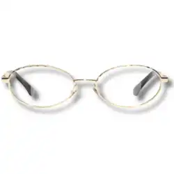 Chanel Oval Eyeglasses – Gold