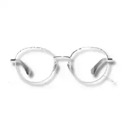Chanel Round Eyeglasses – Silver