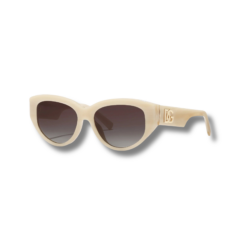 Dolce & Gabbana DG Crossed Sunglasses – Ivory