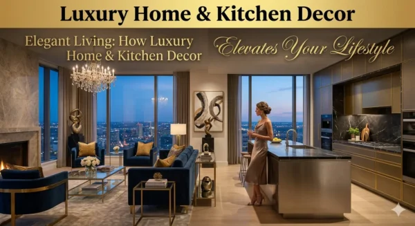 Elegant Living: How Luxury Home & Kitchen Decor Elevates Your Lifestyle