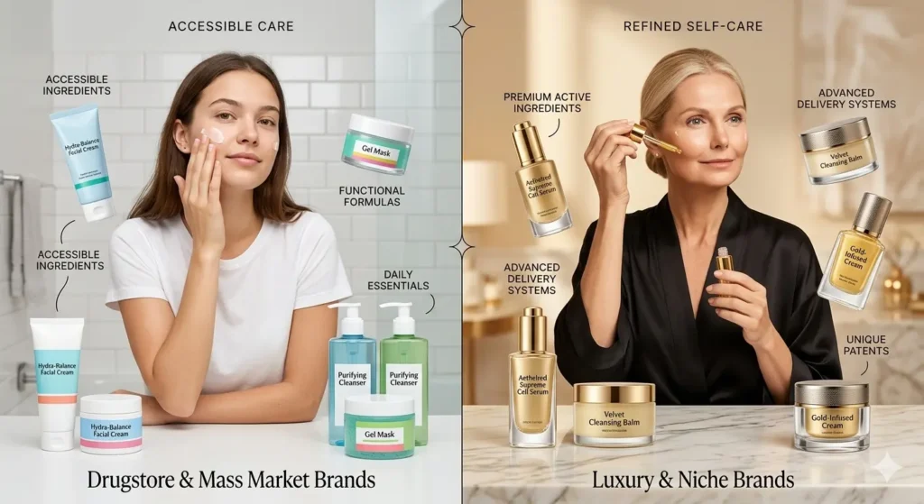 The Difference Between Regular and Luxury Skincare Products