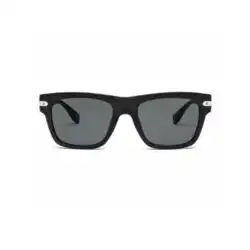 Hublot Unisex Black Polarized Square Sunglasses