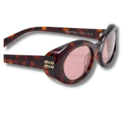 Miu Miu Rêverie Sunglasses – Rust Tortoiseshell
