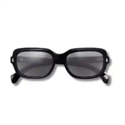 Moncler Suntrap Rectangular Sunglasses Black