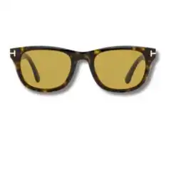 Tom Ford Square Glasses – Black Tortoiseshell Effect