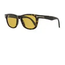 Tom Ford Square Glasses – Black Tortoiseshell Effect
