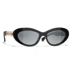 Chanel CH5538Q C622S8 Cat Eye Polarized Sunglasses