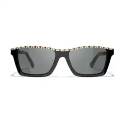 Chanel CH5548Q 1608S1 Rectangle Polarized Sunglasses