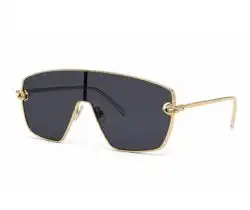Bottega Veneta BV1515S Gold Shield Sunglasses