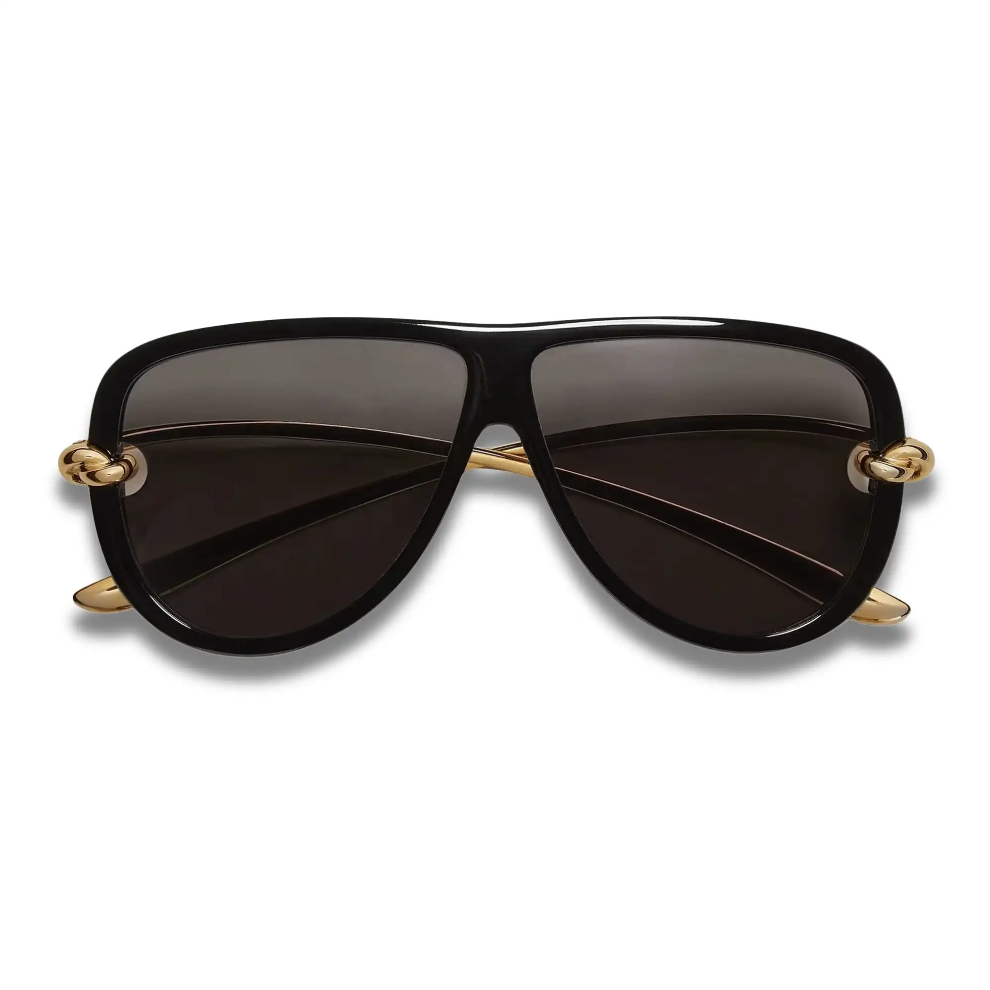 Bottega Veneta-Knot Aviator Sunglasses 2 Bottega Veneta-Knot Aviator Sunglasses 1