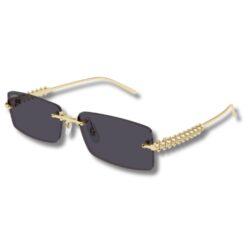 Cartier Clash de Cartier CT0604S 002 Gold Sunglasses
