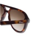 Christian Dior DioRibbon A1I Brown Tortoiseshell