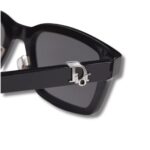Christian Dior Oblique S5F Black Square Sunglasses