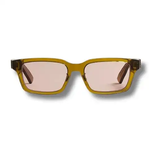 Christian Dior Oblique S5F Mustard Square Sunglasses Christian Dior Oblique S5F Mustard Square Sunglasses