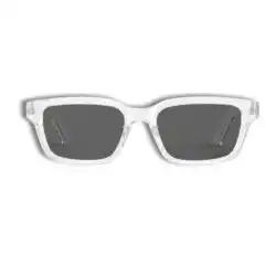 Christian Dior Oblique S5F Transparent White Sunglasses