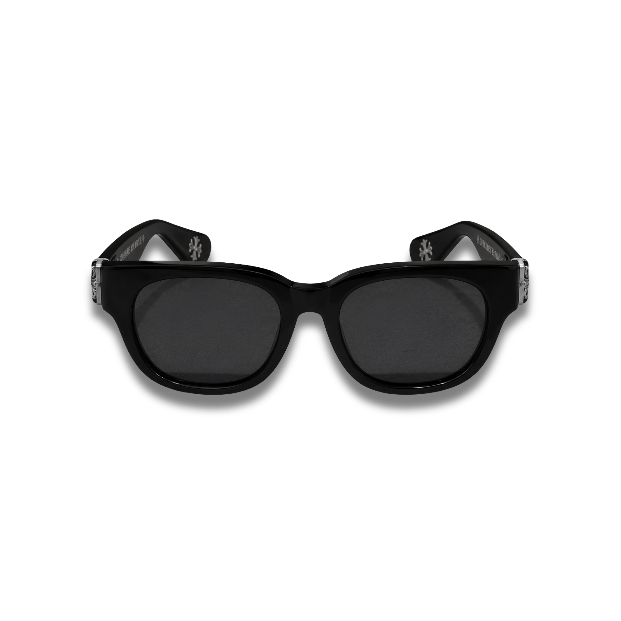 Chrome Hearts Black Round Sunglasses Chrome Hearts Black Round Sunglasses