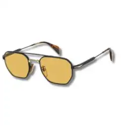 David Beckham DB 1229S Yellow Navigator Sunglasses