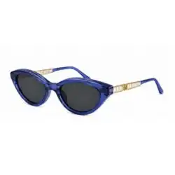 Gucci GG2215S Women's Cat-Eye Sunglasses – Transparent Blue