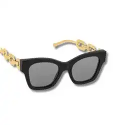 Louis Vuitton Z1631E LV Edge Black Cat-Eye Sunglasses