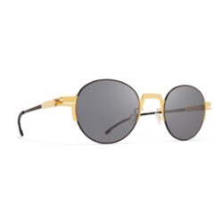 MYKITA Studio 15.2 922 Gold Round Sunglasses
