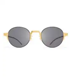 MYKITA Studio 15.2 922 Gold Round Sunglasses