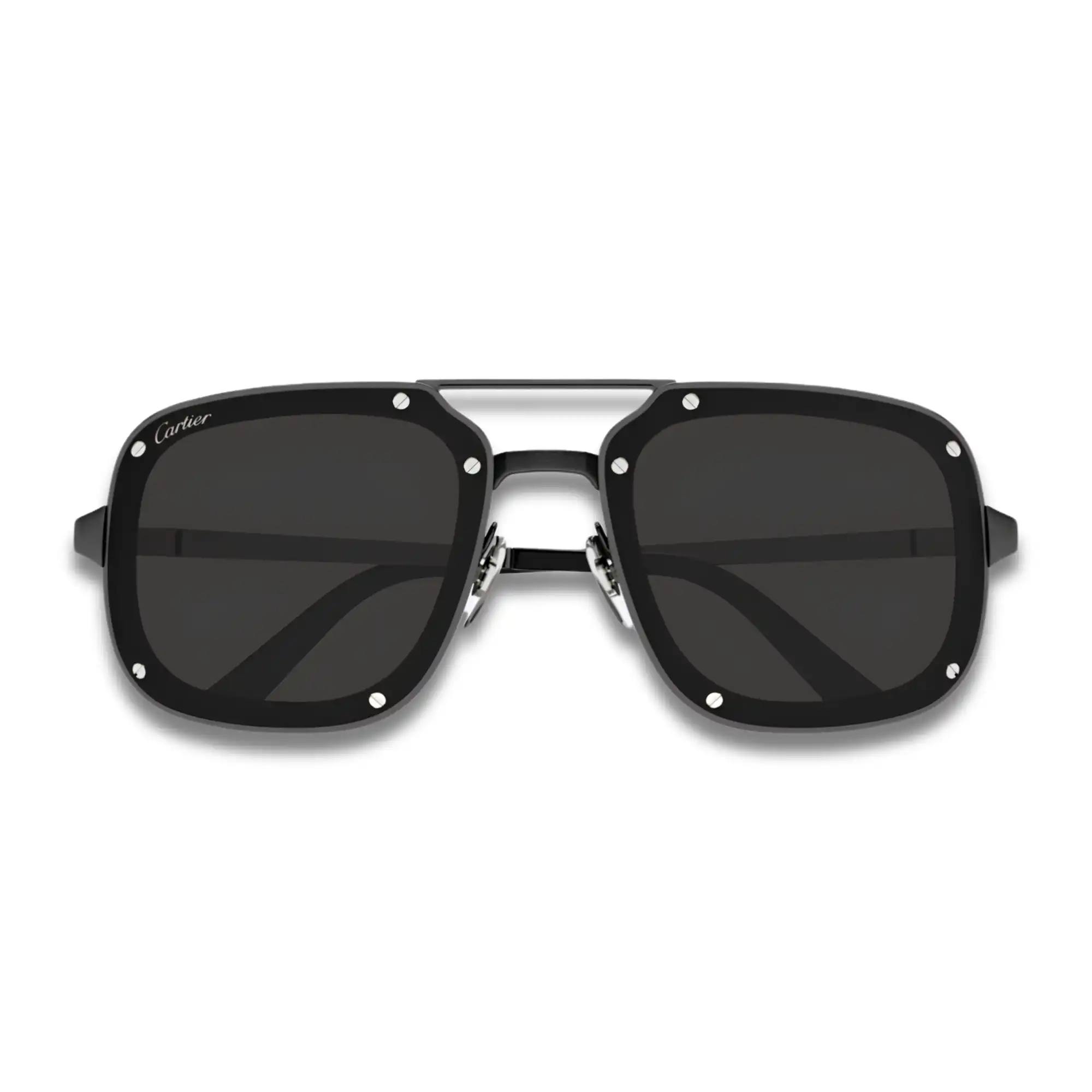 Cartier CT0195S Santos de Cartier Black Sunglasses Cartier CT0195S Santos de Cartier Black Sunglasses