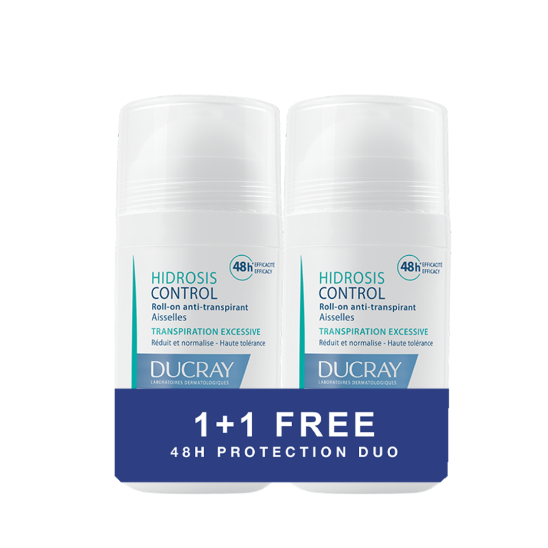 15_8f8a62e8-8b57-40d6-addc-6cead95565d2.png Ducray Hidrosis Control Antiperspirant Roll-on Duo - Image 1