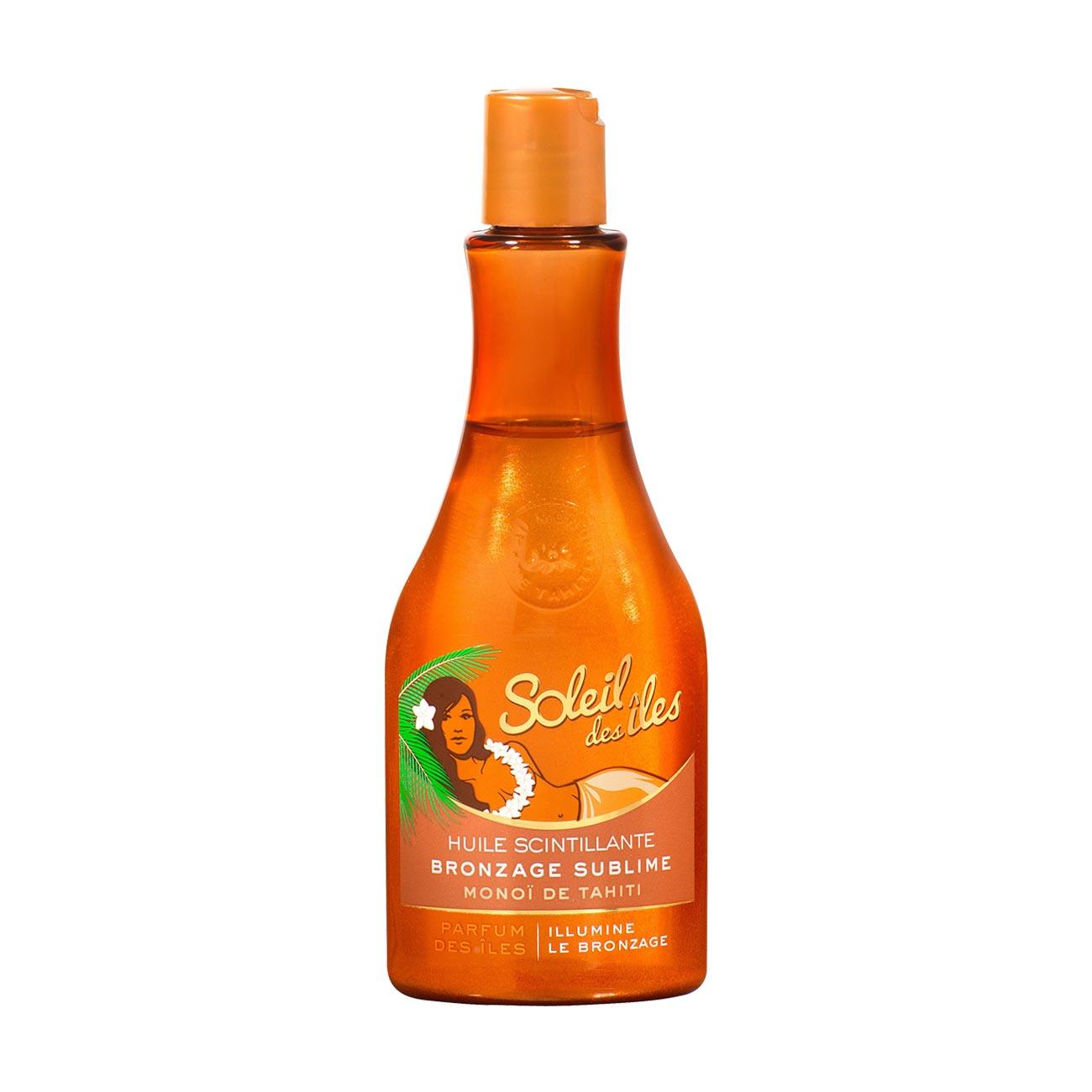3476130149198.jpg Soleil des iles Huile Scintillante Bronzage Sublime Monoi de Tahiti Parfum des ?les - Image 1