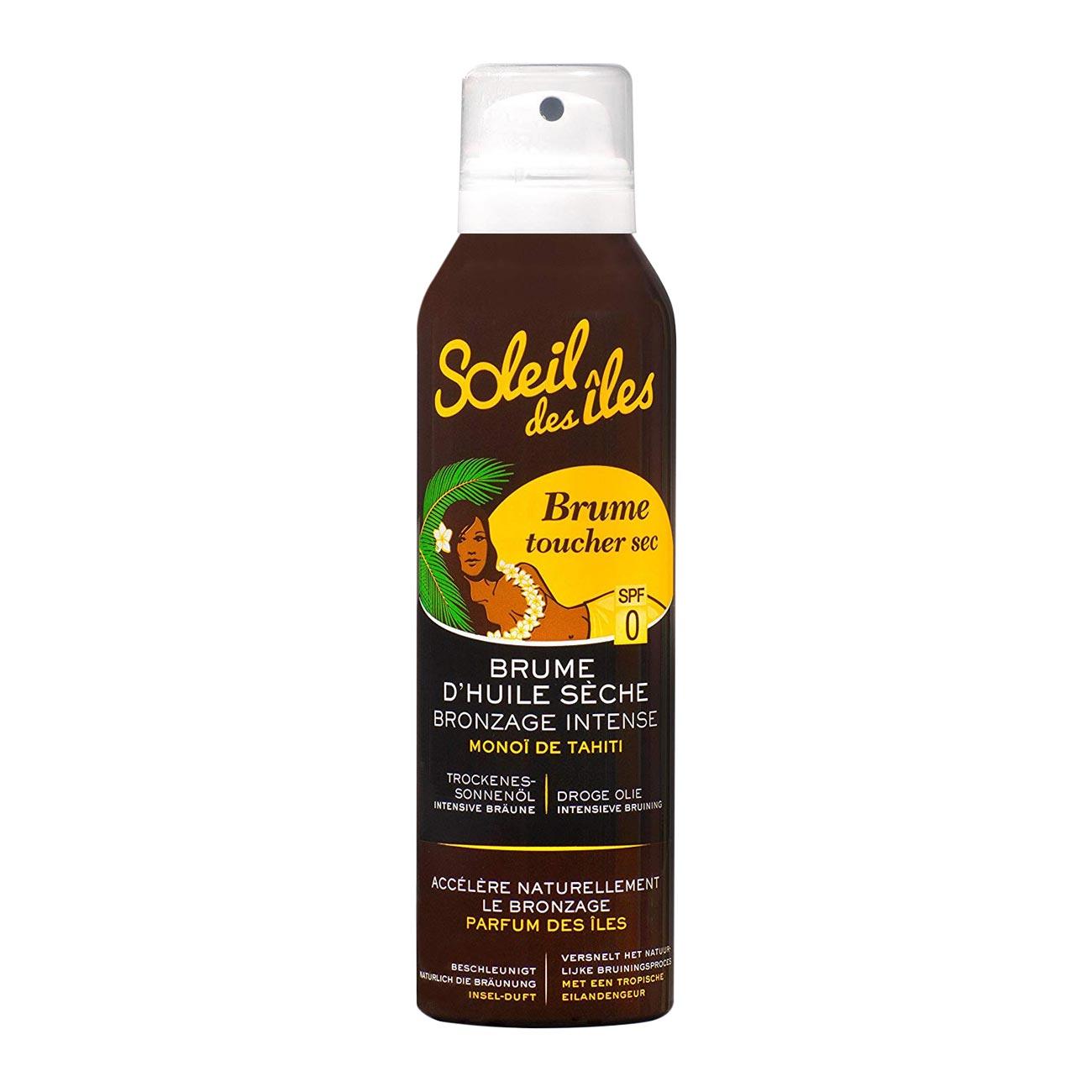 3476130159043.jpg Soleil des iles Brume d'Huile Seche Bronzage Intense Monoi de Tahiti SPF0 - Image 1