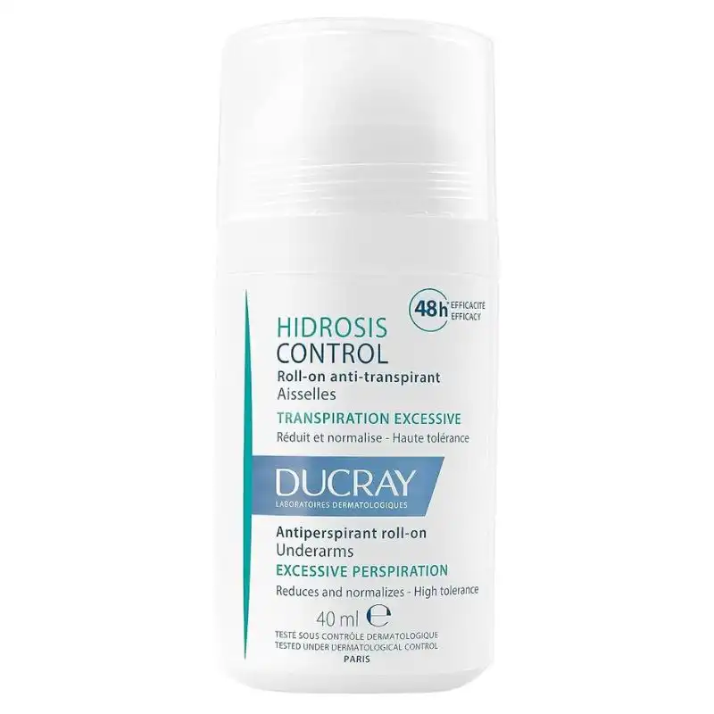 Ducray Hidrosis Control Antiperspirant Roll-On 48H Efficacy – Underarms, Excessive Perspiration Ducray Hidrosis Control Antiperspirant Roll-On 48H Efficacy - Underarms, Excessive P