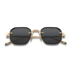 Akoni Juno Two Crystal Black Sunglasses